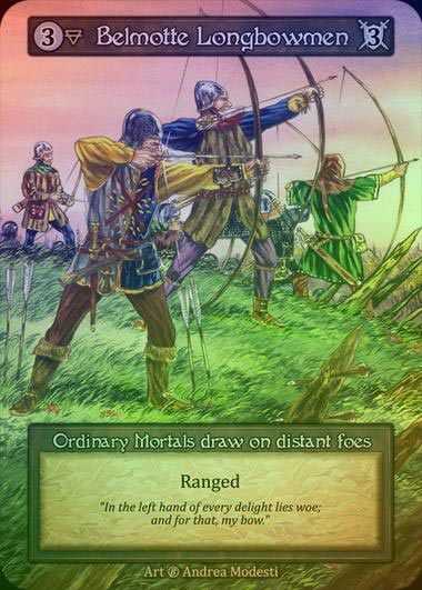 【FOIL】[Earth] Belmotte Longbowmen [beta-Ordinary]
